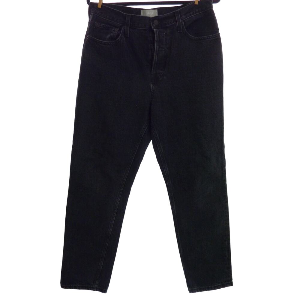 Everlane 90s Cheeky Jean Organic Cotton Black Denim Jeans 30 Regular